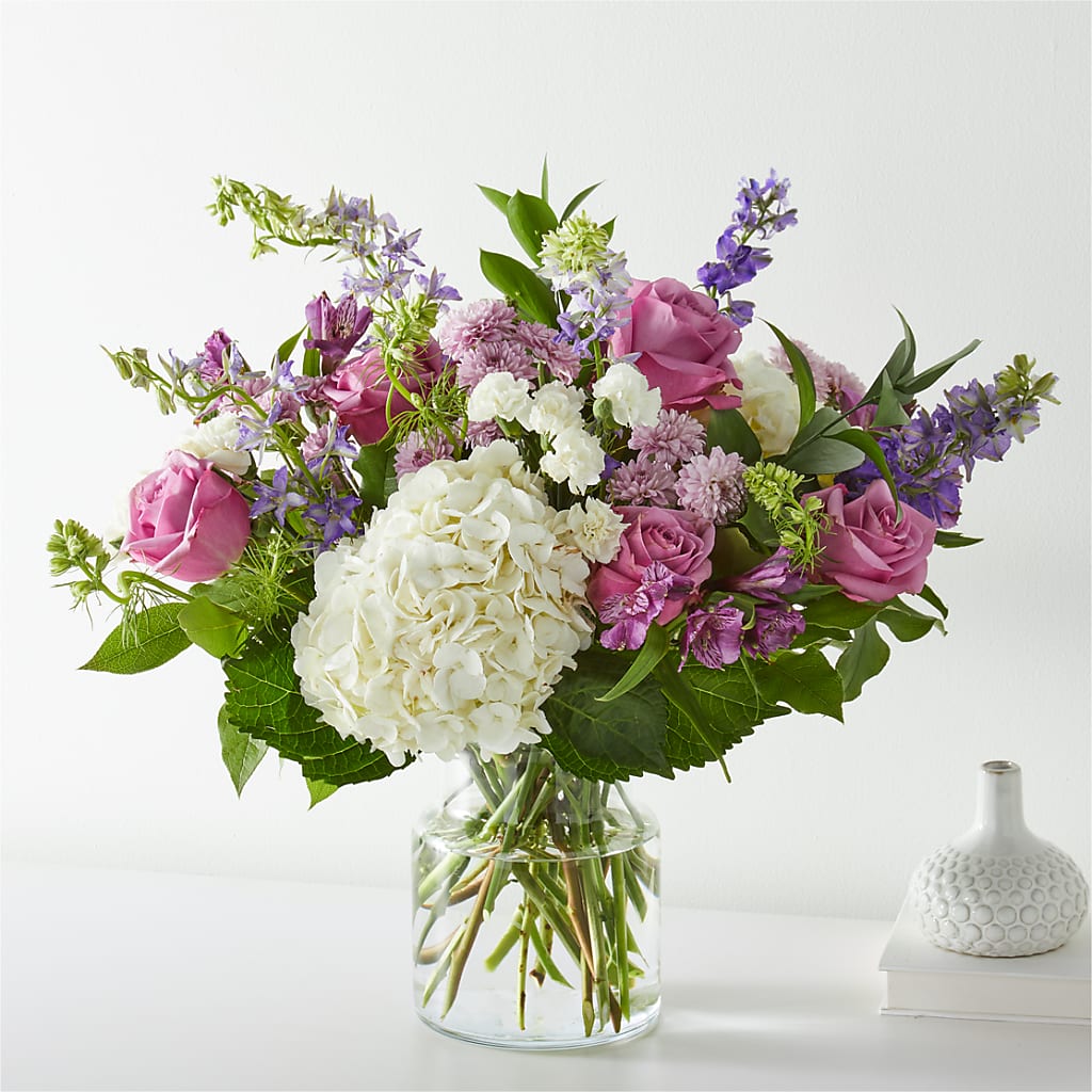 Violet Caress Bouquet – Panda Flowers Canada Inc, Calgary AB