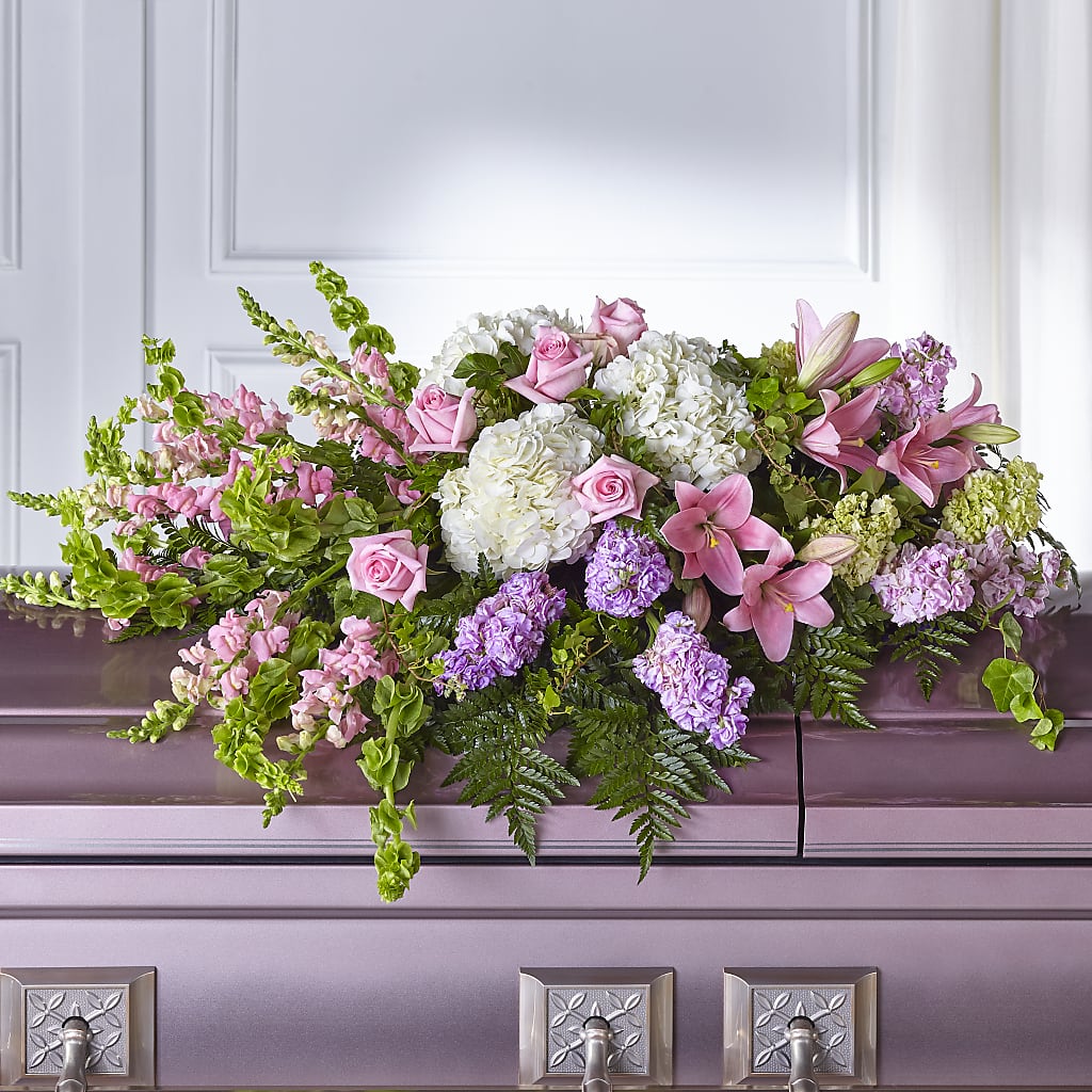 Life's Gratitude Casket Spray – Panda Flowers Canada Inc, Calgary AB