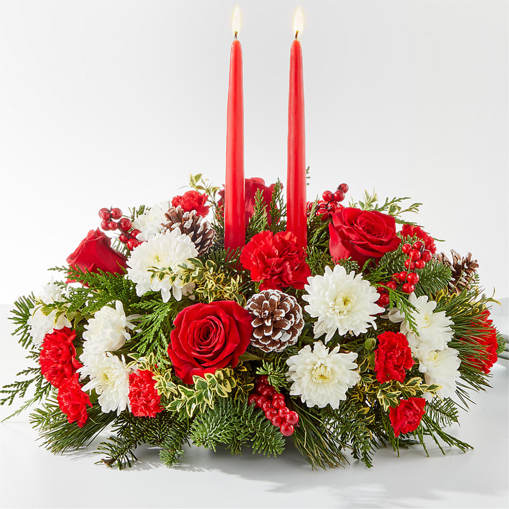 Holiday Soiree Centerpiece – Panda Flowers Canada Inc, Calgary AB