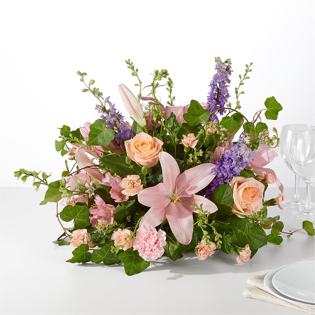 Blossom Time Centerpiece – Panda Flowers Canada Inc, Calgary AB