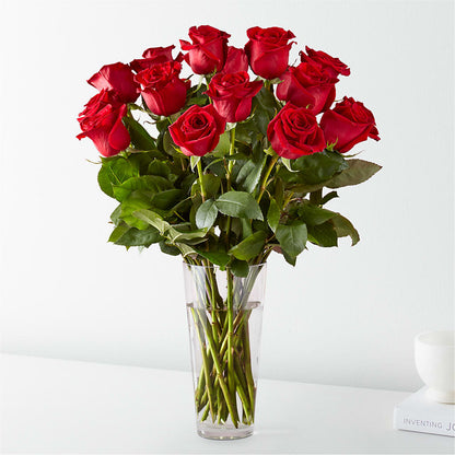 Long Stem Red Rose Bouquet –  Panda Flowers Canada Inc, Calgary AB