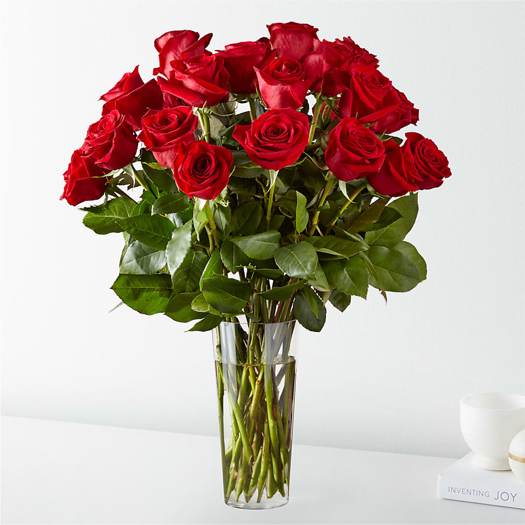 Long Stem Red Rose Bouquet –  Panda Flowers Canada Inc, Calgary AB