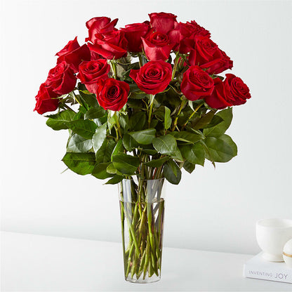 Long Stem Red Rose Bouquet –  Panda Flowers Canada Inc, Calgary AB