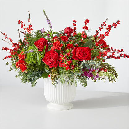 Big Red Bow Bouquet –  Panda Flowers Canada Inc, Calgary AB