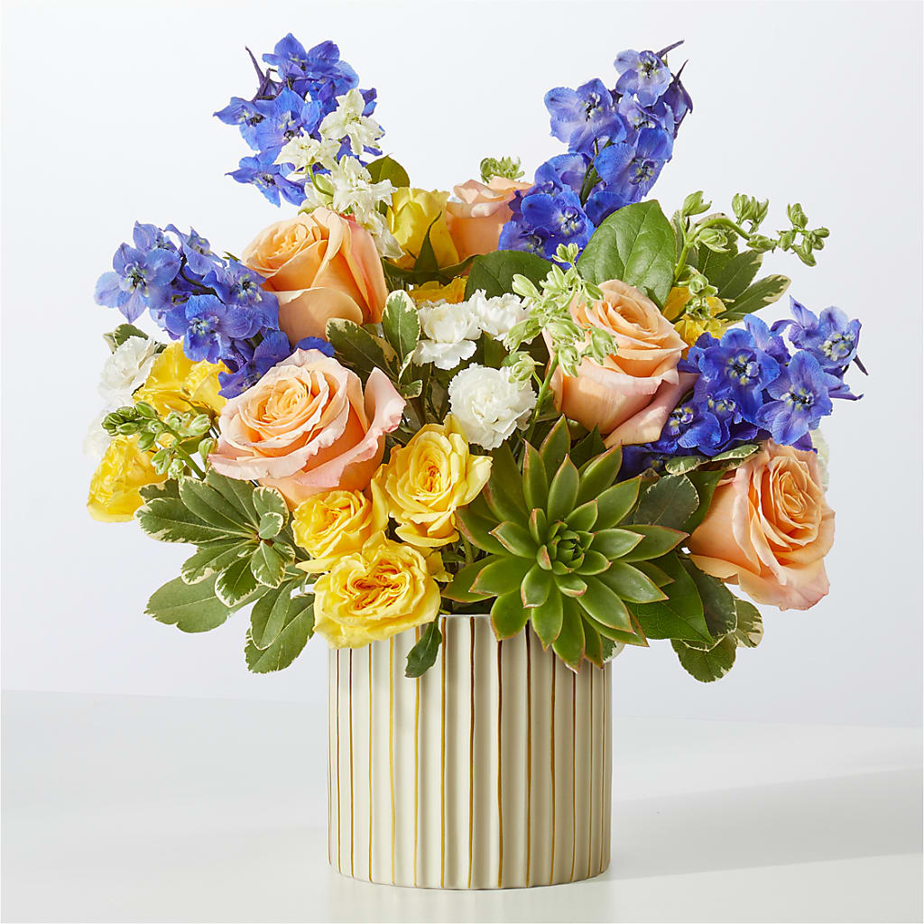 Cobalt Reverie Bouquet –  Panda Flowers Canada Inc, Calgary AB