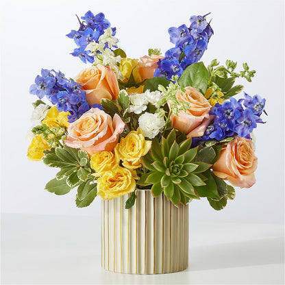 Cobalt Reverie Bouquet –  Panda Flowers Canada Inc, Calgary AB