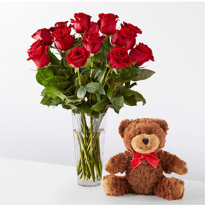 Romantic Long Stem Red Rose Bouquet Bundles –  Panda Flowers Canada Inc, Calgary AB