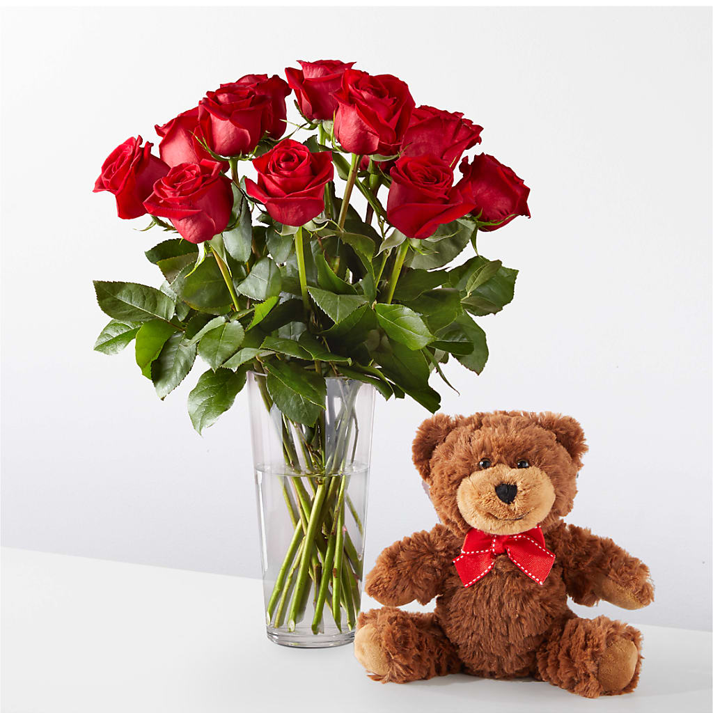 Romantic Long Stem Red Rose Bouquet Bundles –  Panda Flowers Canada Inc, Calgary AB
