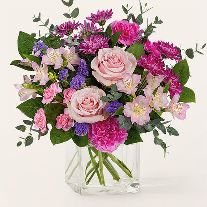 Rosy Radiance Bouquet –  Panda Flowers Canada Inc, Calgary AB