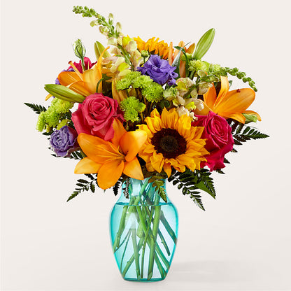 Double Rainbow Bouquet –  Panda Flowers Canada Inc, Calgary AB