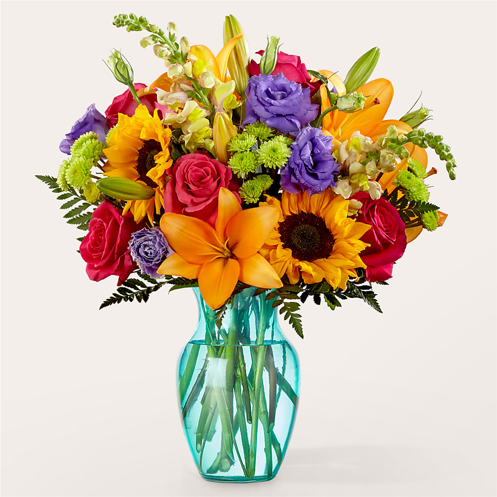 Double Rainbow Bouquet –  Panda Flowers Canada Inc, Calgary AB
