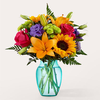 Double Rainbow Bouquet –  Panda Flowers Canada Inc, Calgary AB