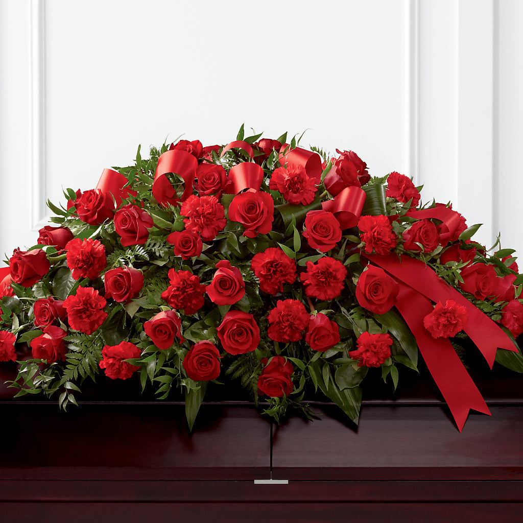 Tribute of Life Casket Spray –  Panda Flowers Canada Inc, Calgary AB