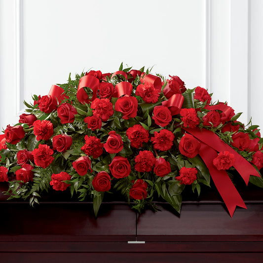 Tribute of Life Casket Spray –  Panda Flowers Canada Inc, Calgary AB