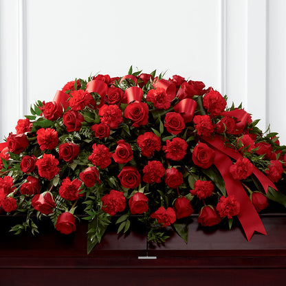Tribute of Life Casket Spray –  Panda Flowers Canada Inc, Calgary AB