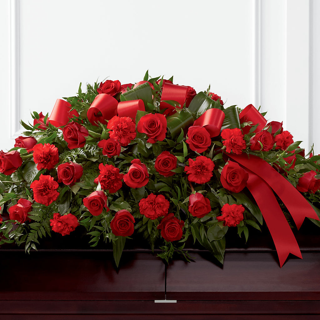 Tribute of Life Casket Spray –  Panda Flowers Canada Inc, Calgary AB