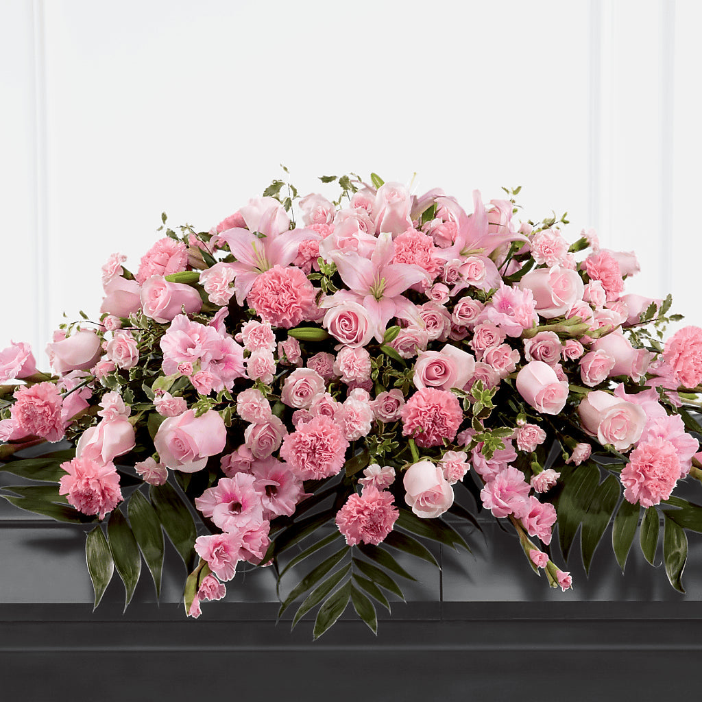 Garden of Comfort Casket Spray (Standard) –  Panda Flowers Canada Inc, Calgary AB