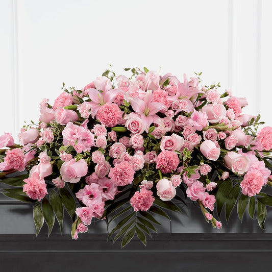 Garden of Comfort Casket Spray (Standard) –  Panda Flowers Canada Inc, Calgary AB