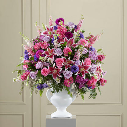 Peaceful Tribute Arrangement –  Panda Flowers Canada Inc, Calgary AB