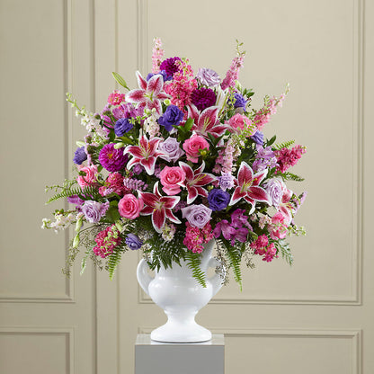Peaceful Tribute Arrangement –  Panda Flowers Canada Inc, Calgary AB