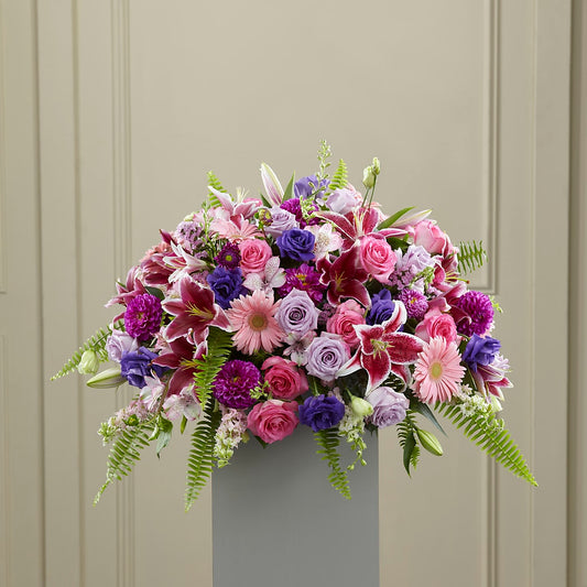 Fare Thee Well Pedestal –  Panda Flowers Canada Inc, Calgary AB