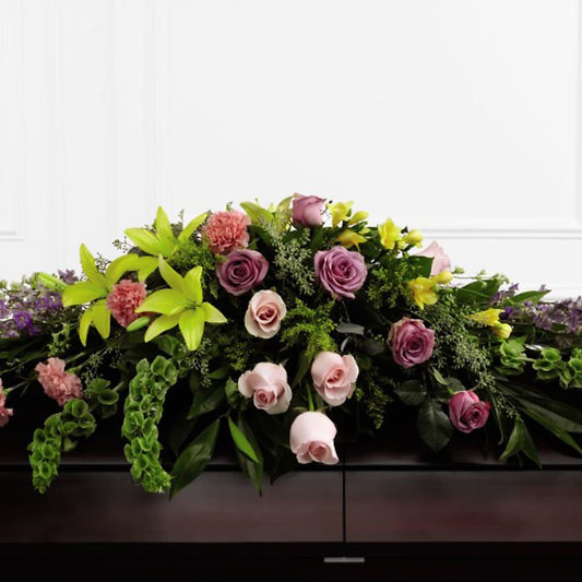 Forever Beloved Casket Spray –  Panda Flowers Canada Inc, Calgary AB