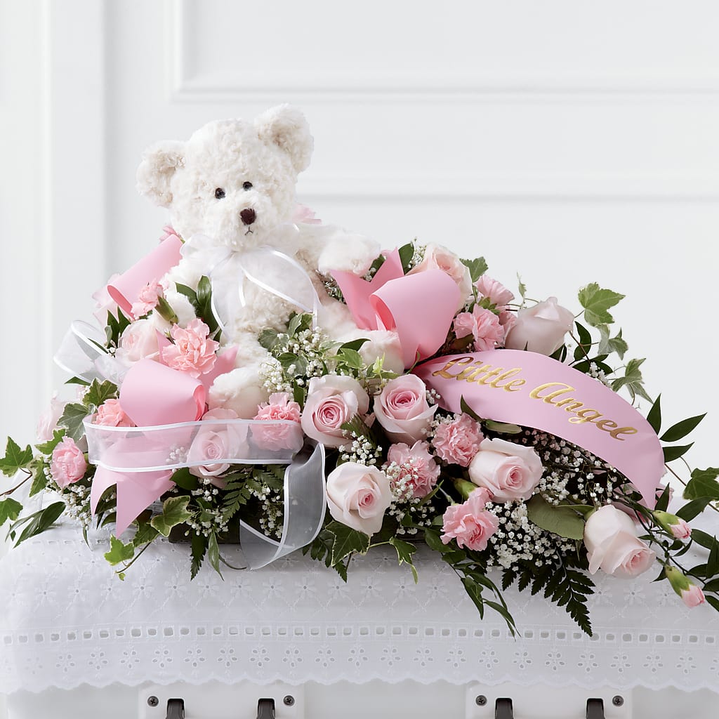 Touch of Sympathy Casket Spray –  Panda Flowers Canada Inc, Calgary AB
