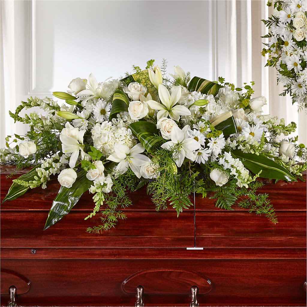 Abundance Casket Spray –  Panda Flowers Canada Inc, Calgary AB