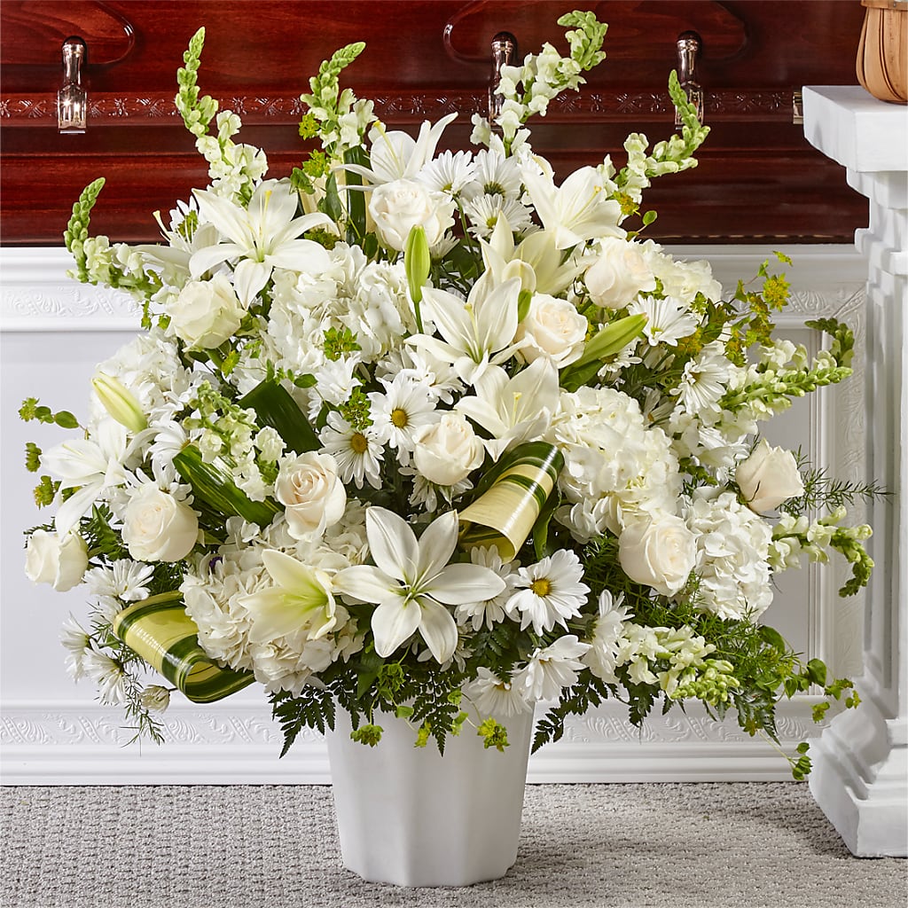 Thoughts of Tranquility Floor Basket –  Panda Flowers Canada Inc, Calgary AB
