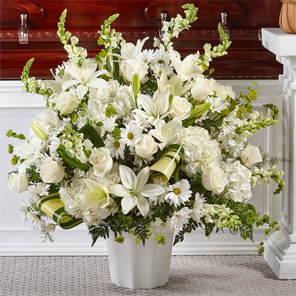 Thoughts of Tranquility Floor Basket –  Panda Flowers Canada Inc, Calgary AB