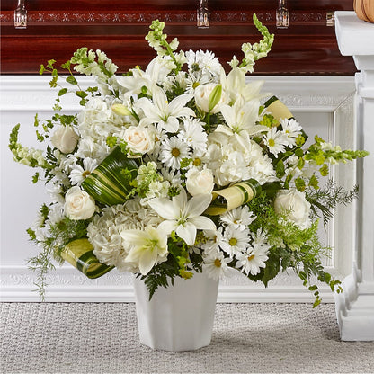 Thoughts of Tranquility Floor Basket –  Panda Flowers Canada Inc, Calgary AB