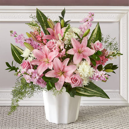 Simply Serene Floor Basket –  Panda Flowers Canada Inc, Calgary AB