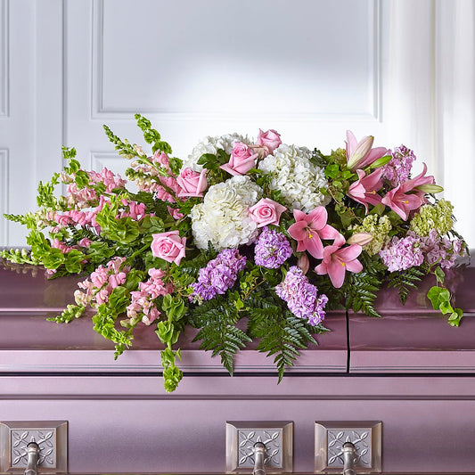 Life's Gratitude Casket Spray –  Panda Flowers Canada Inc, Calgary AB
