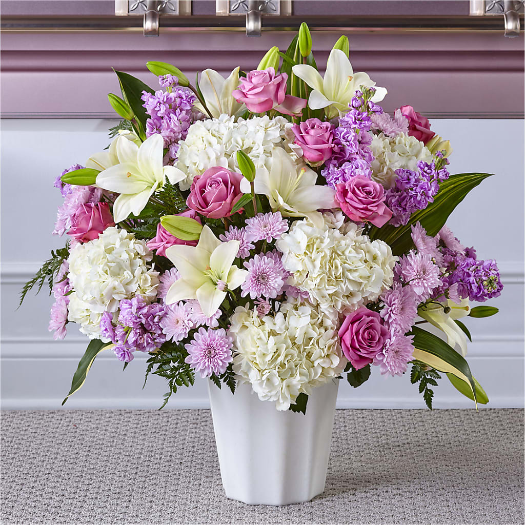 Heaven Sent Floor Basket –  Panda Flowers Canada Inc, Calgary AB