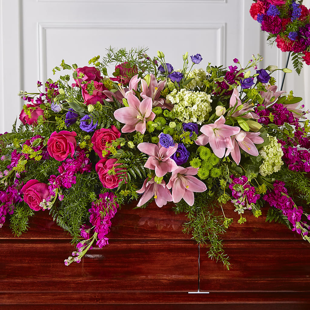 Radiant Tribute Casket Spray –  Panda Flowers Canada Inc, Calgary AB