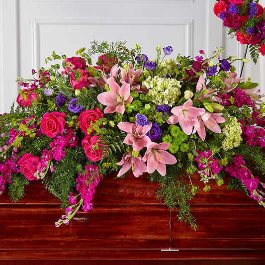 Radiant Tribute Casket Spray –  Panda Flowers Canada Inc, Calgary AB