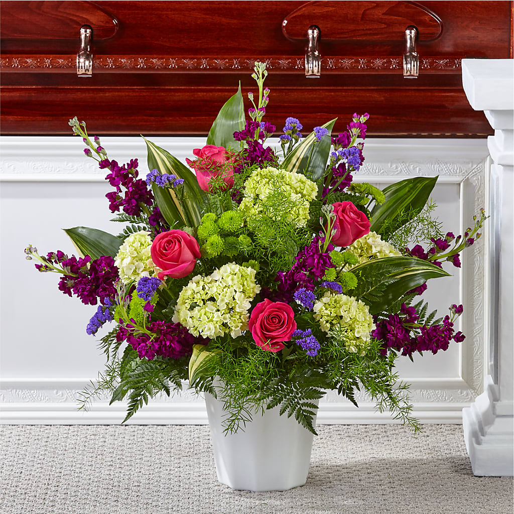 Beautiful Horizons Floor Basket –  Panda Flowers Canada Inc, Calgary AB