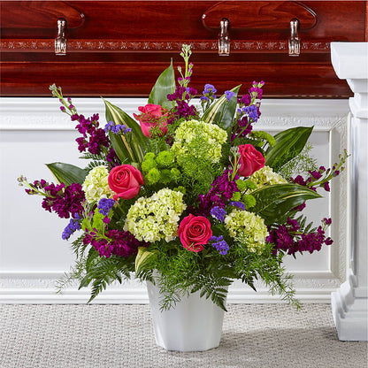 Beautiful Horizons Floor Basket –  Panda Flowers Canada Inc, Calgary AB