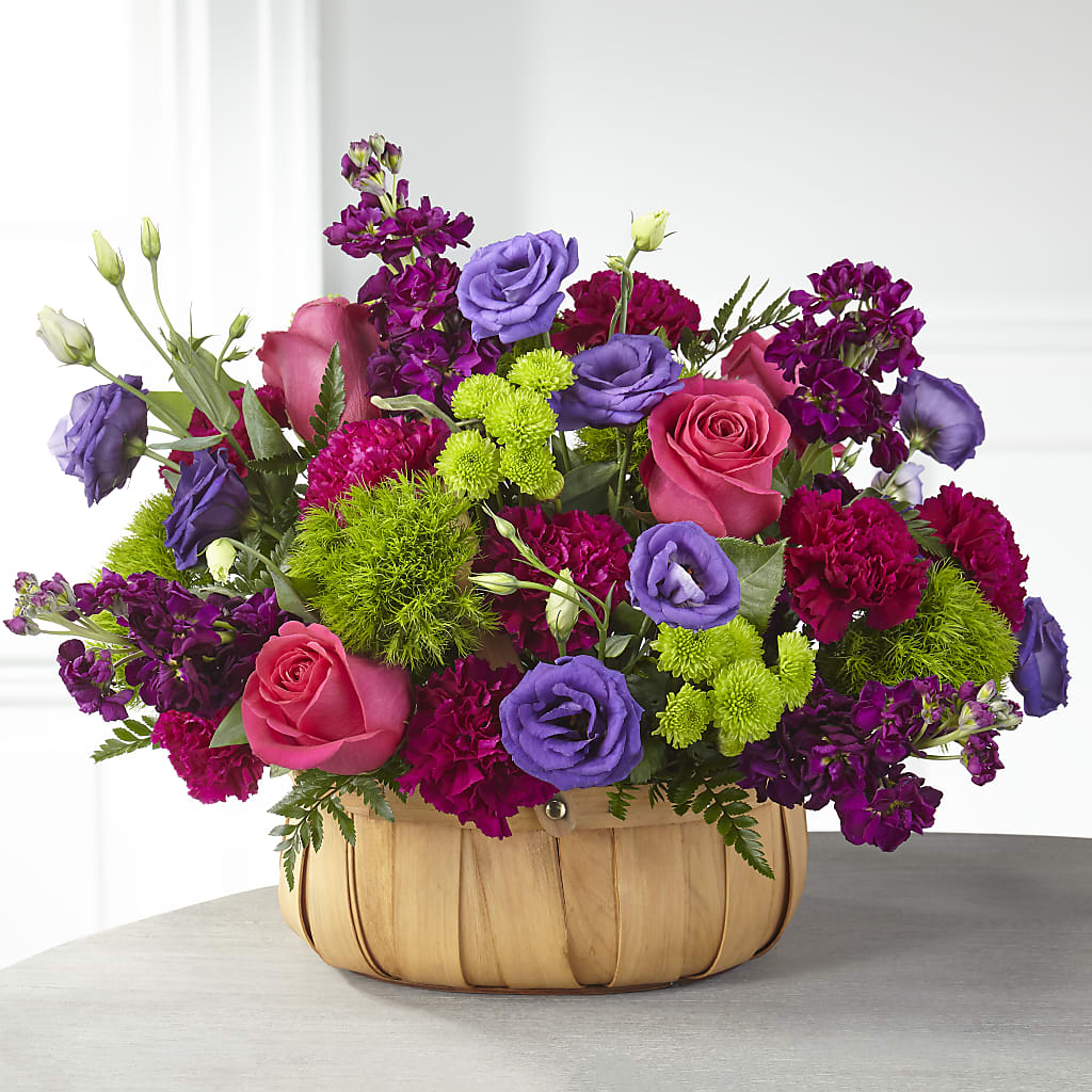 Serene Sanctuary Basket –  Panda Flowers Canada Inc, Calgary AB
