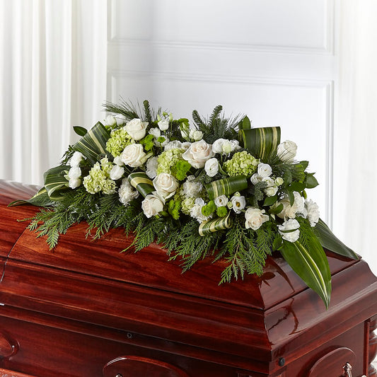 Hopeful Gesture Casket Spray –  Panda Flowers Canada Inc, Calgary AB