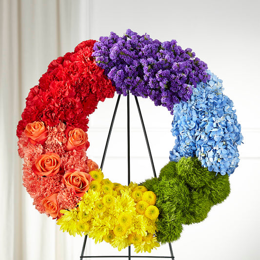 Circle of Love Wreath –  Panda Flowers Canada Inc, Calgary AB