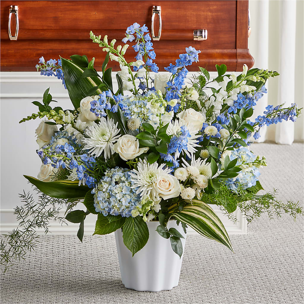 Everlasting Memories Floor Basket –  Panda Flowers Canada Inc, Calgary AB