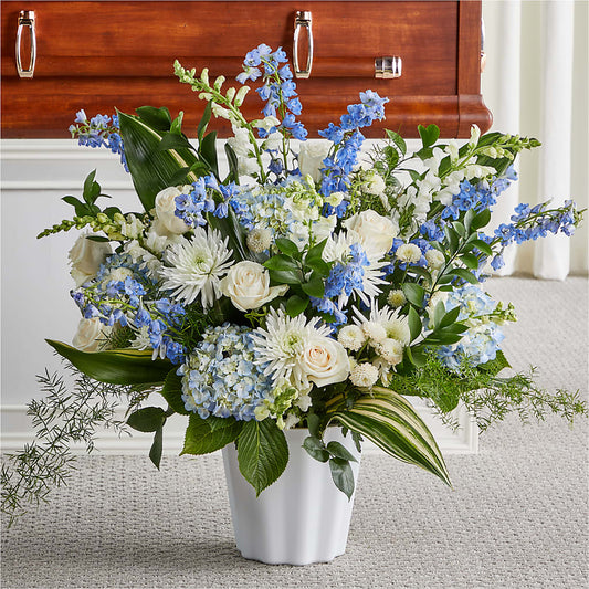 Everlasting Memories Floor Basket –  Panda Flowers Canada Inc, Calgary AB