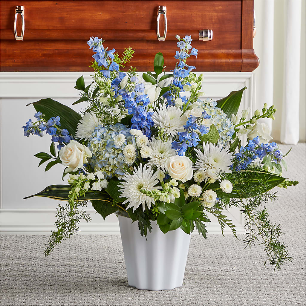 Everlasting Memories Floor Basket –  Panda Flowers Canada Inc, Calgary AB