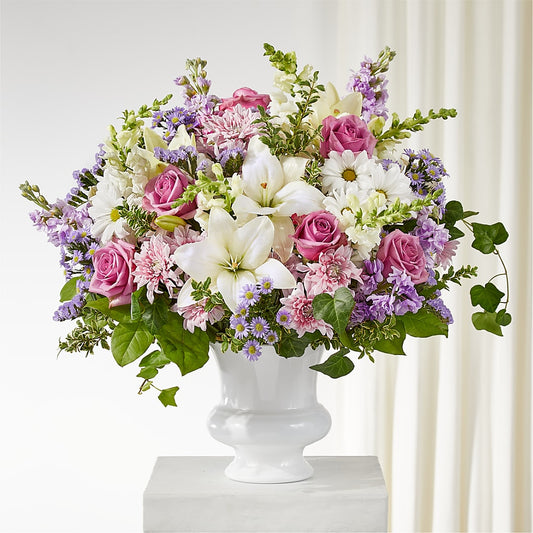 Remarkable Life Urn Arrangement –  Panda Flowers Canada Inc, Calgary AB