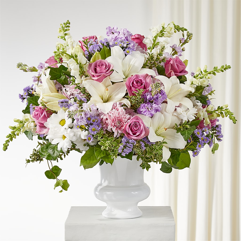 Remarkable Life Urn Arrangement –  Panda Flowers Canada Inc, Calgary AB