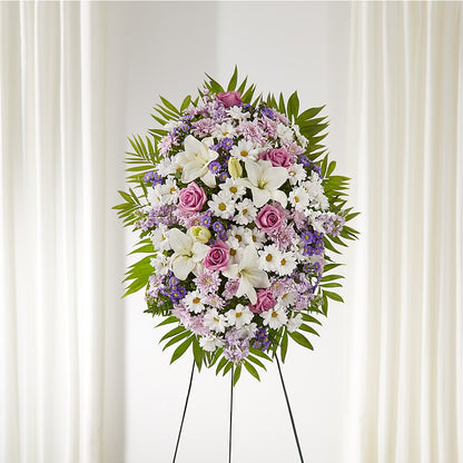 Surrounded by Love Standing Spray –  Panda Flowers Canada Inc, Calgary AB