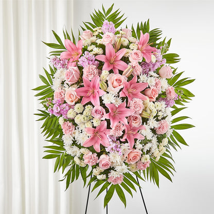 Offering Solace Standing Spray –  Panda Flowers Canada Inc, Calgary AB