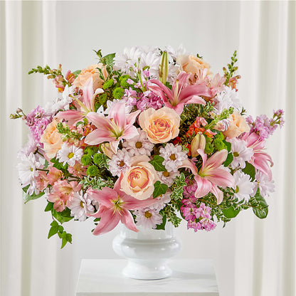 Heartfelt Gesture Urn Arrangement –  Panda Flowers Canada Inc, Calgary AB