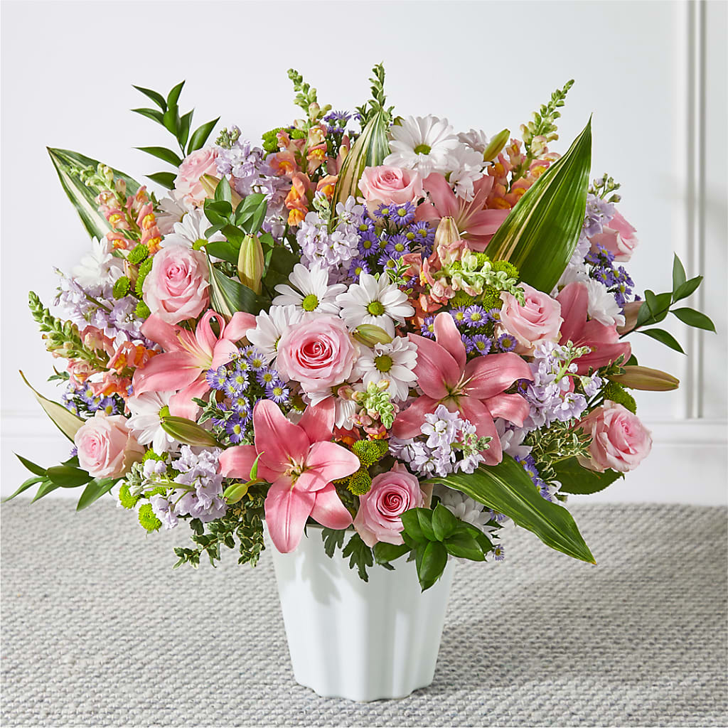 Abundant Compassion Floor Basket –  Panda Flowers Canada Inc, Calgary AB
